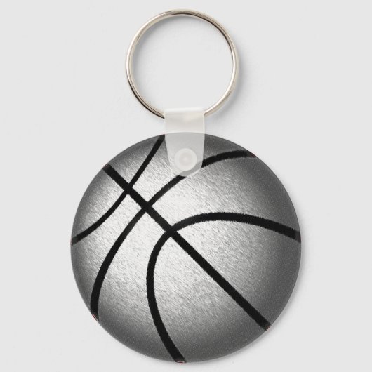 Maroon en Silver Cheap Basketball Gifts for Girls Sleutelhanger (Achterkant)