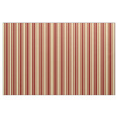 Maroon en Tan Lines Stof (Fat Quarter)