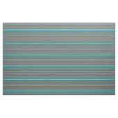 Maroon- en Turquoise Stripes/Lines Pattern Stof (Yard (91,4 cm))