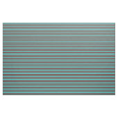 Maroon- en Turquoise Stripes/Lines Pattern Stof (Fat Quarter)