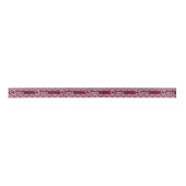 Maroon en White Cheer Ribbon Satijnen Lint (Voorkant)