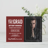 Maroon- en witscholingspartij kaart (Staand voorkant)