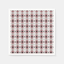 Maroon Floral Pattern Servet