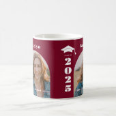 Maroon Foto Afstuderen Koffiemok (Center)