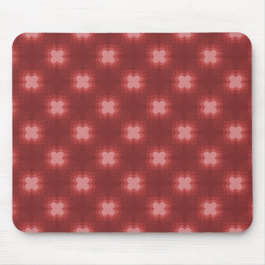 Maroon Funky Flair Mousepad Muismat (Voorkant)