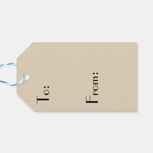 Maroon Gift Label Cadeaulabel (Achterkant Horizontaal)