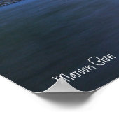 Maroon Glow Poster (Hoek)