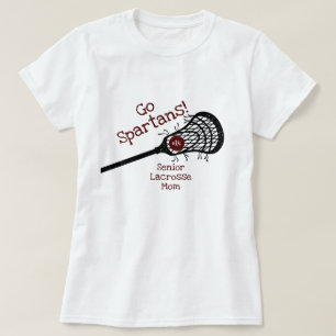 Maroon Go Team Lacrosse mama T-shirt