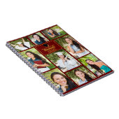 Maroon Gold Afstuderen Fotocollage 2025 Afstuderen Notitieboek (Rechterzijde)