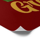 Maroon Gold Afstuderen fotograaf Poster (Hoek)