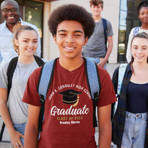 Maroon Gold Afstuderen - persoonlijk Afstuderen 20 T-shirt