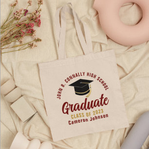 Maroon Gold Afstuderen - persoonlijk Afstuderen 20 Tote Bag