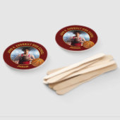 Maroon Gold Basketball Player Photo High School Handwaaier (Niet-gemonteerd)