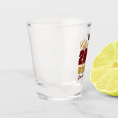 Maroon Gold Class of 2026 Custom Graduation Party Shot Glas (Links)