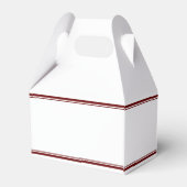 Maroon Gold Class of 2026 Graduation Party Bedankdoosjes (Achterkant)