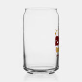 Maroon Gold Class of 2026 Graduation Party Blikvorm Glas (Rechts)