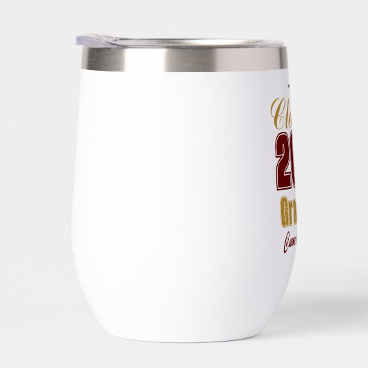 Maroon Gold Customized Class of 2026 Graduation (Rechts)