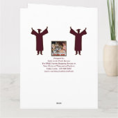 Maroon Gold, High School Afstuderen Kaart voor hem (Achterkant)