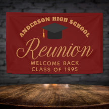 Maroon Gold High School Reunion Custom Welkom