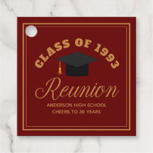 Maroon Gold High School Reunion gepersonaliseerd f
