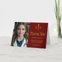 Maroon Gold Osteopathic Doctor Foto