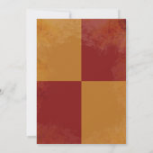 Maroon & Gold Royal Knight Griffin Shield Party Kaart (Achterkant)