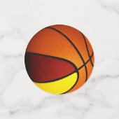 Maroon Gold Team Kleurt Basketbalfeest Confetti (Kleine voorkant)