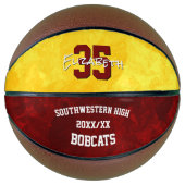 maroon gold team spirit basketbal (Voorkant)