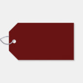 Maroon Gold Veterinary School Afstudeerfeest Cadeaulabel (Achterkant Horizontaal)