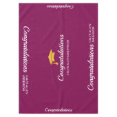 Maroon Graduation Cap tafelkleed (Voorkant)