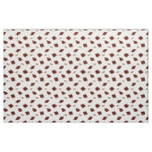 Maroon Graduation Cap Toss Stof (Fat Quarter)