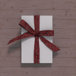 Maroon Graduation Caps and Ribbon Satijnen Lint