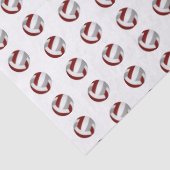 Maroon grijze volleyballen tissuepapier (Detail)