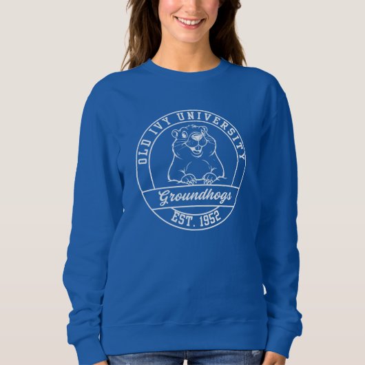 Maroon Groundhogs Dark Sweatshirt - Women's (Voorkant)