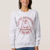 Maroon Groundhogs Licht Sweatshirt - Dames (Voorkant)