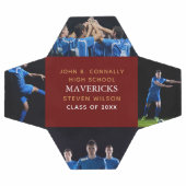 Maroon High School Senior Photo Cool Persoonlijk Voetbal (Enkel)