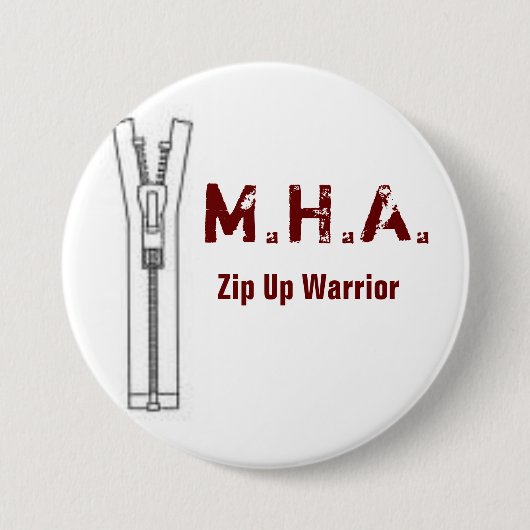 Maroon Hoodie Army Round Pin Ronde Button 7,6 Cm (Voorkant)