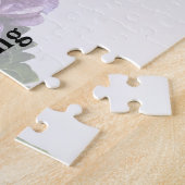 Maroon Hydrangea Wedding Products Legpuzzel (Zijkant)