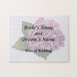 Maroon Hydrangea Wedding Products Legpuzzel