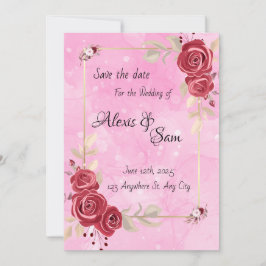 Maroon kleurthema met roze kaart