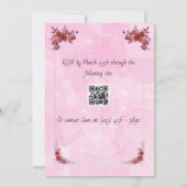 Maroon kleurthema met roze kaart (Achterkant)