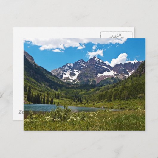 Maroon Lake Briefkaart (Voorkant / Achterkant)