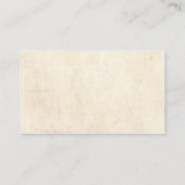 Maroon Leather Let Border Visitekaartje (Achterkant)