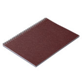 Maroon Leather Notitieboek (Linkerzijde)