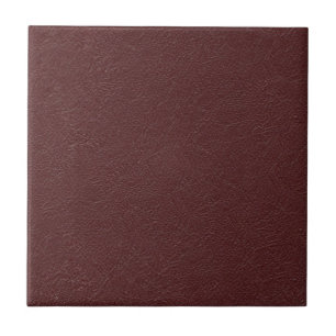Maroon Leather Tegeltje