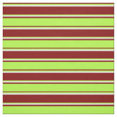 Maroon, Light Green en Mint Cream Pattern Stof (Swatch)
