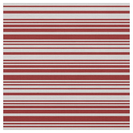 Maroon & Light Grey Stripes Pattern Stof (Close Up)