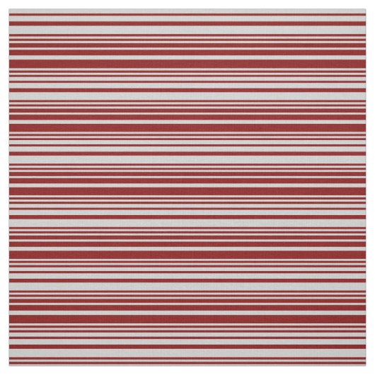 Maroon & Light Grey Stripes Pattern Stof (Swatch)