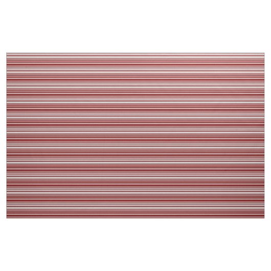 Maroon & Light Grey Stripes Pattern Stof (Fat Quarter)