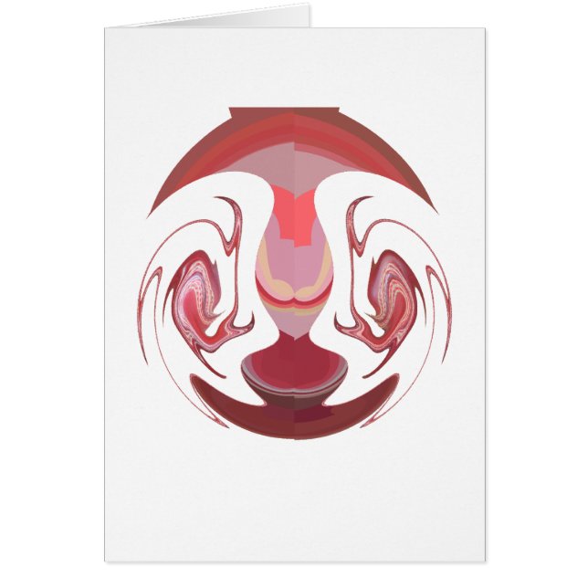 Maroon Majesteit: Rustieke Straling Textured Afrik (Voorkant)